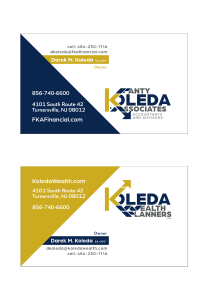 Koleda Business Cards